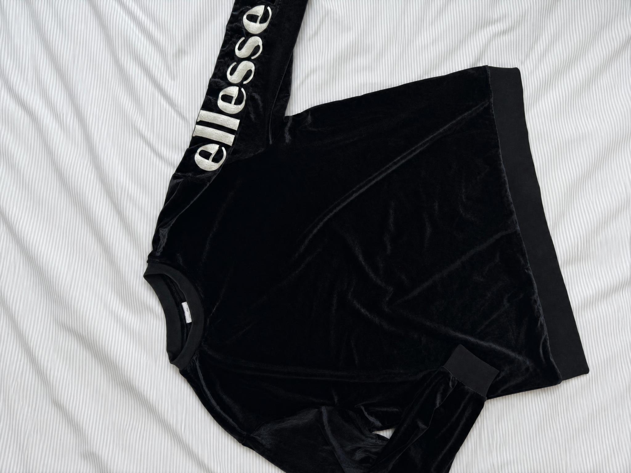 Juicy Couture black velour shorts with logo detail