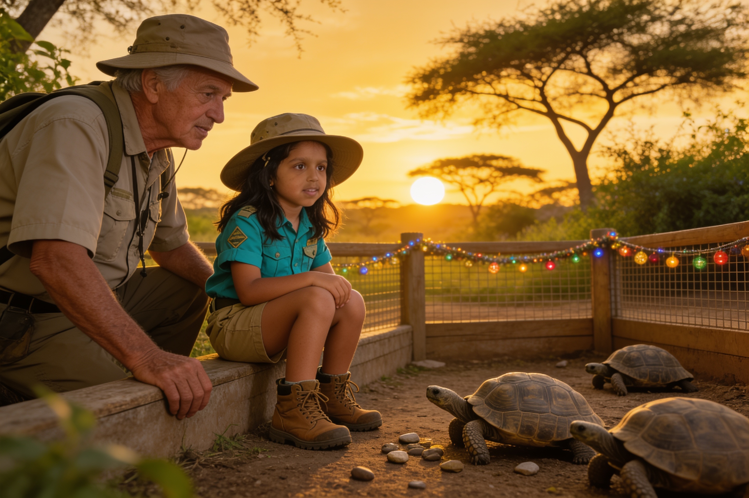 Aahana's Safari Festival — illustration for page 6