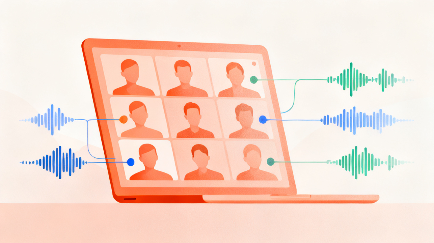 How to Transcribe and Split Google Meet Recordings by Speaker