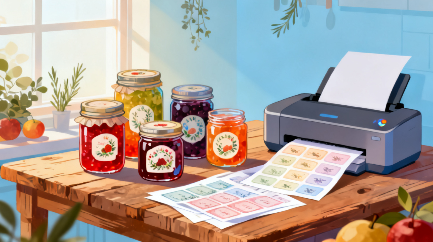 How to Print Jar and Bottle Labels at Home Using Google Docs