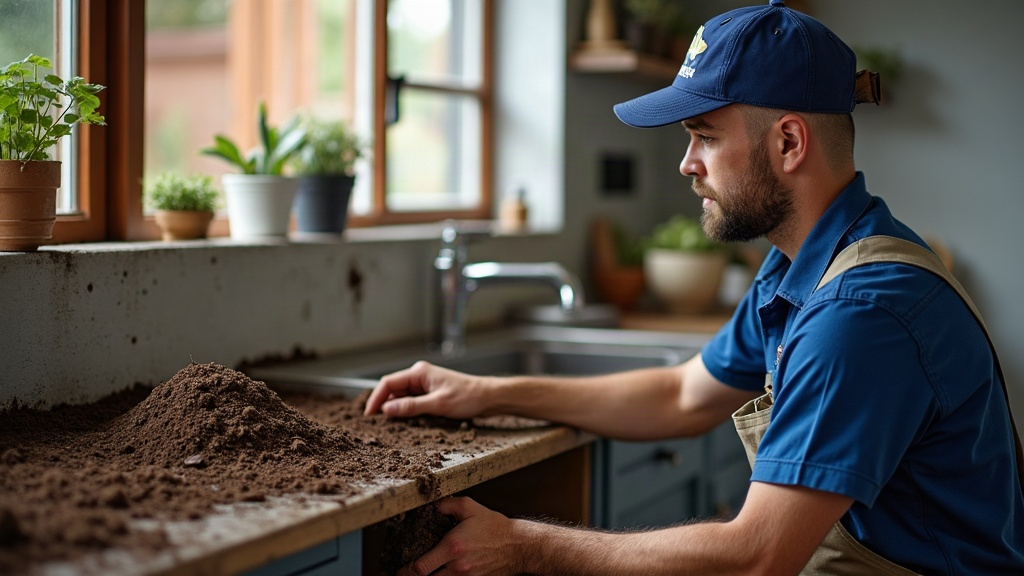 Rooter service clearing root intrusion