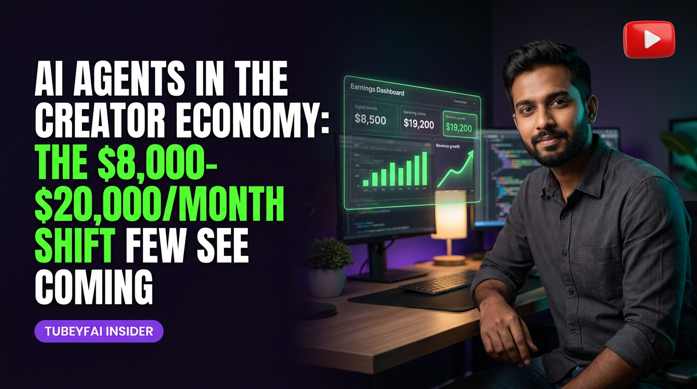 AI Agents in the Creator Economy: the $8,000–$20,000/Month Shift Few See Coming