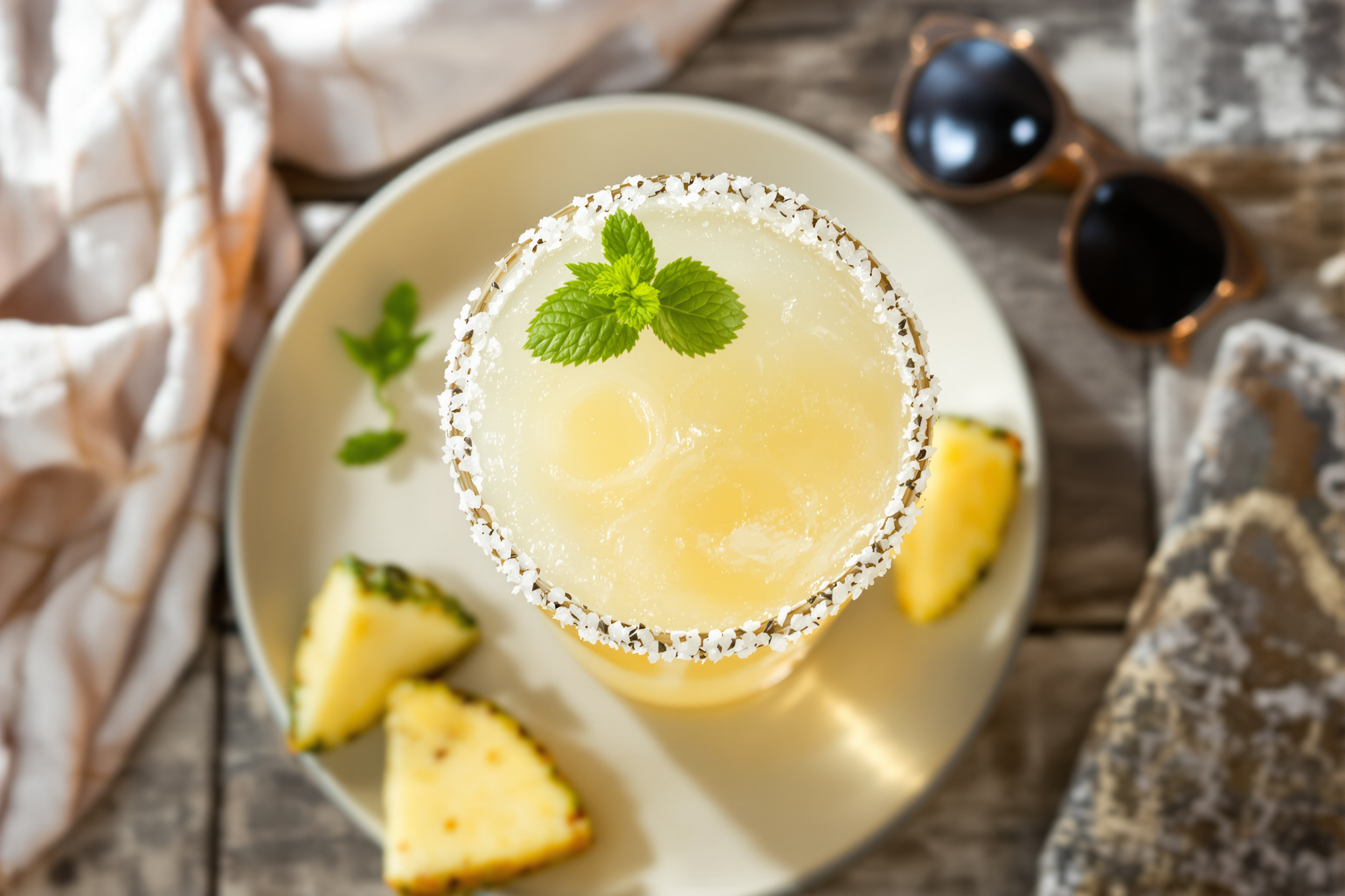 pineapple jalapeño agua fresca