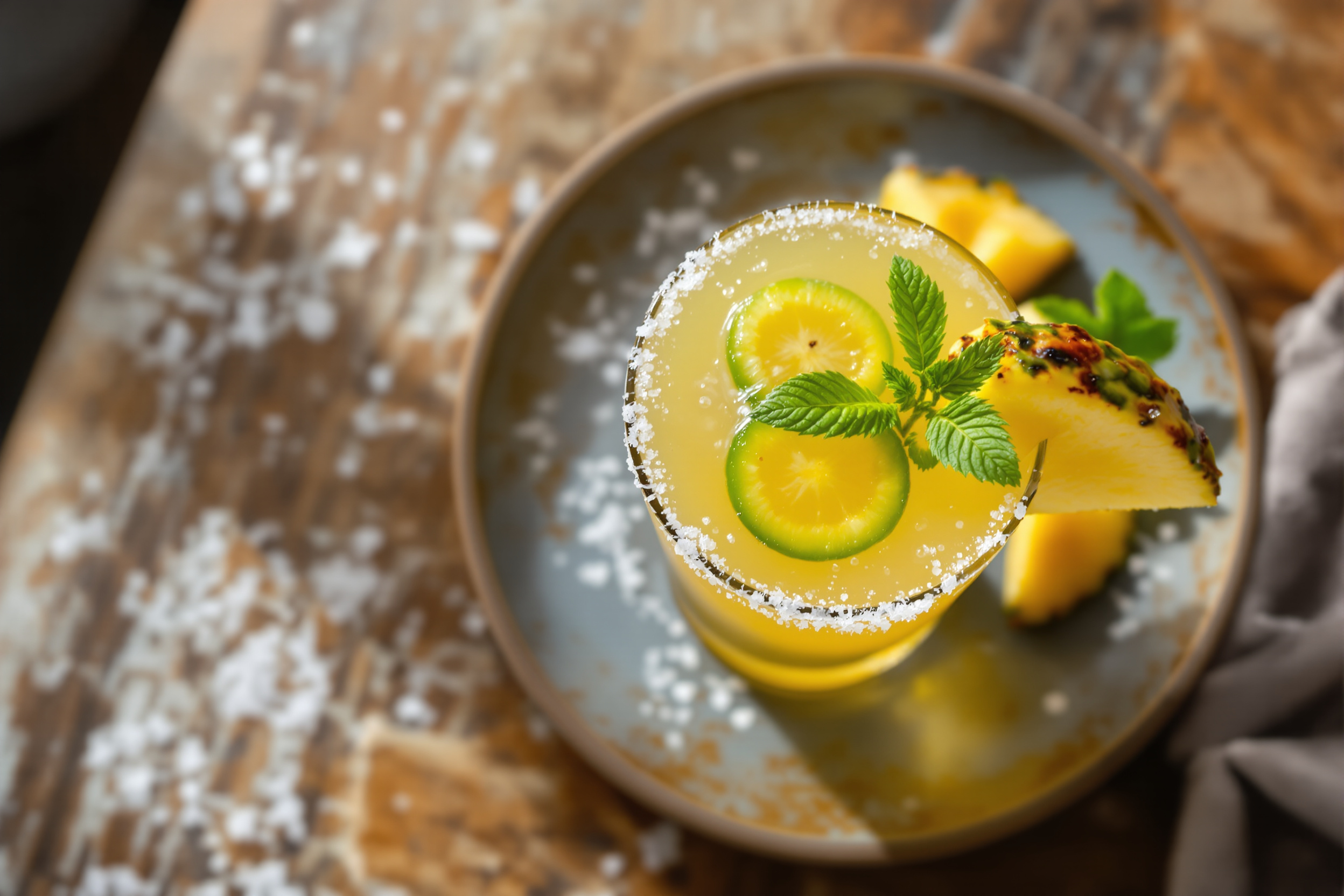 pineapple jalapeño agua fresca