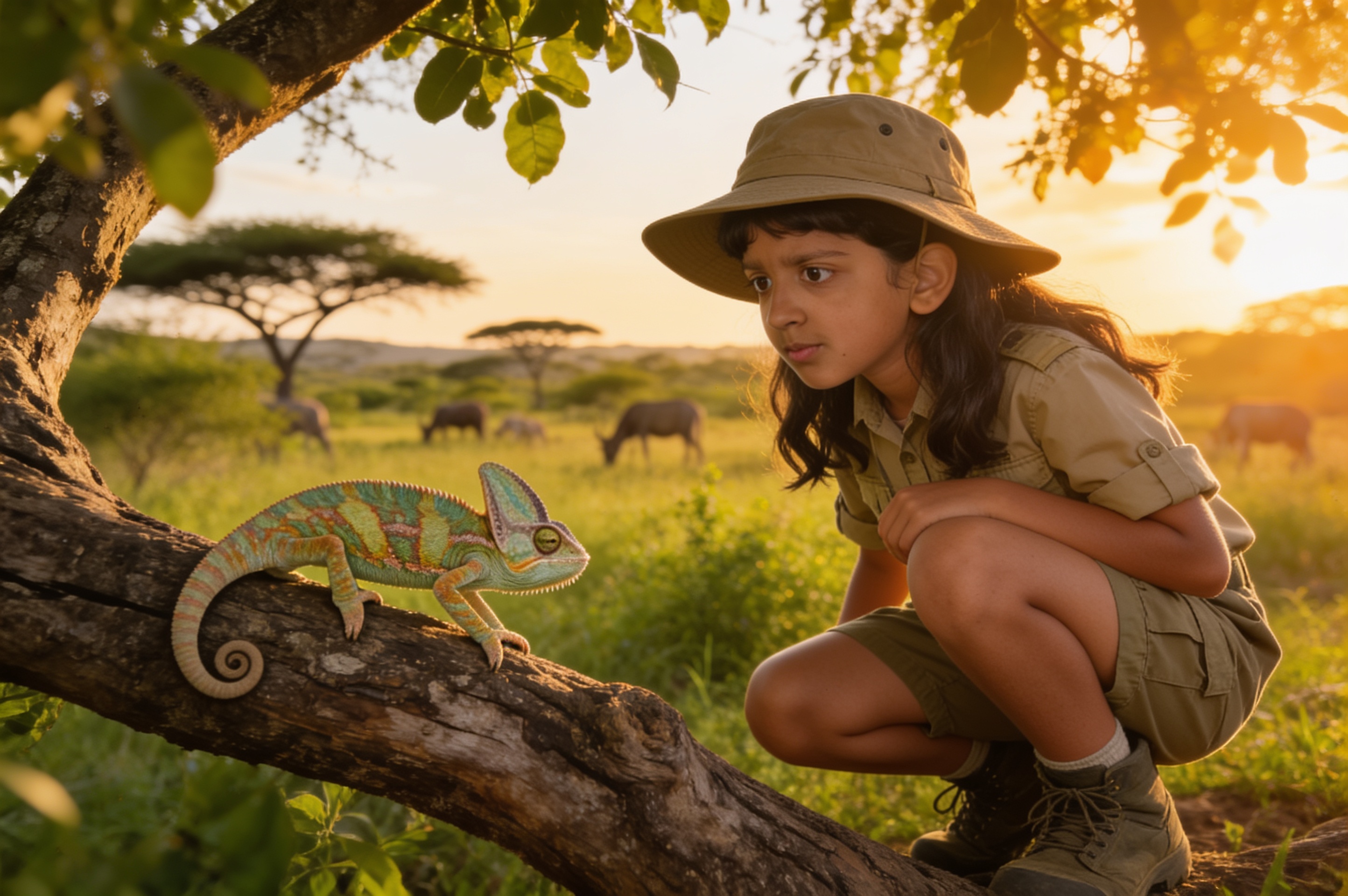 Shreya's Safari of Small Wonders — illustration for page 6
