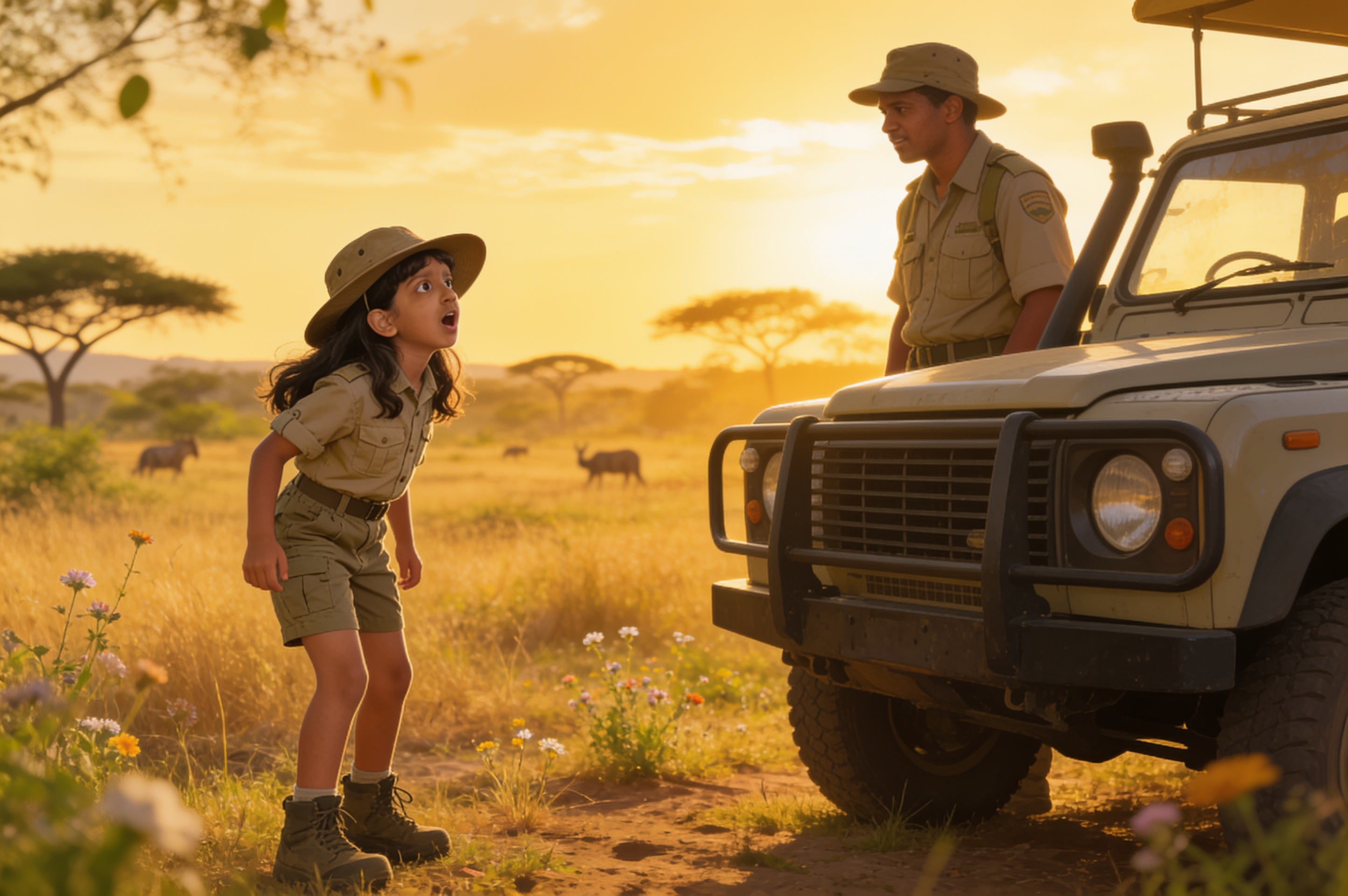 Shreya's Safari of Small Wonders — illustration for page 5