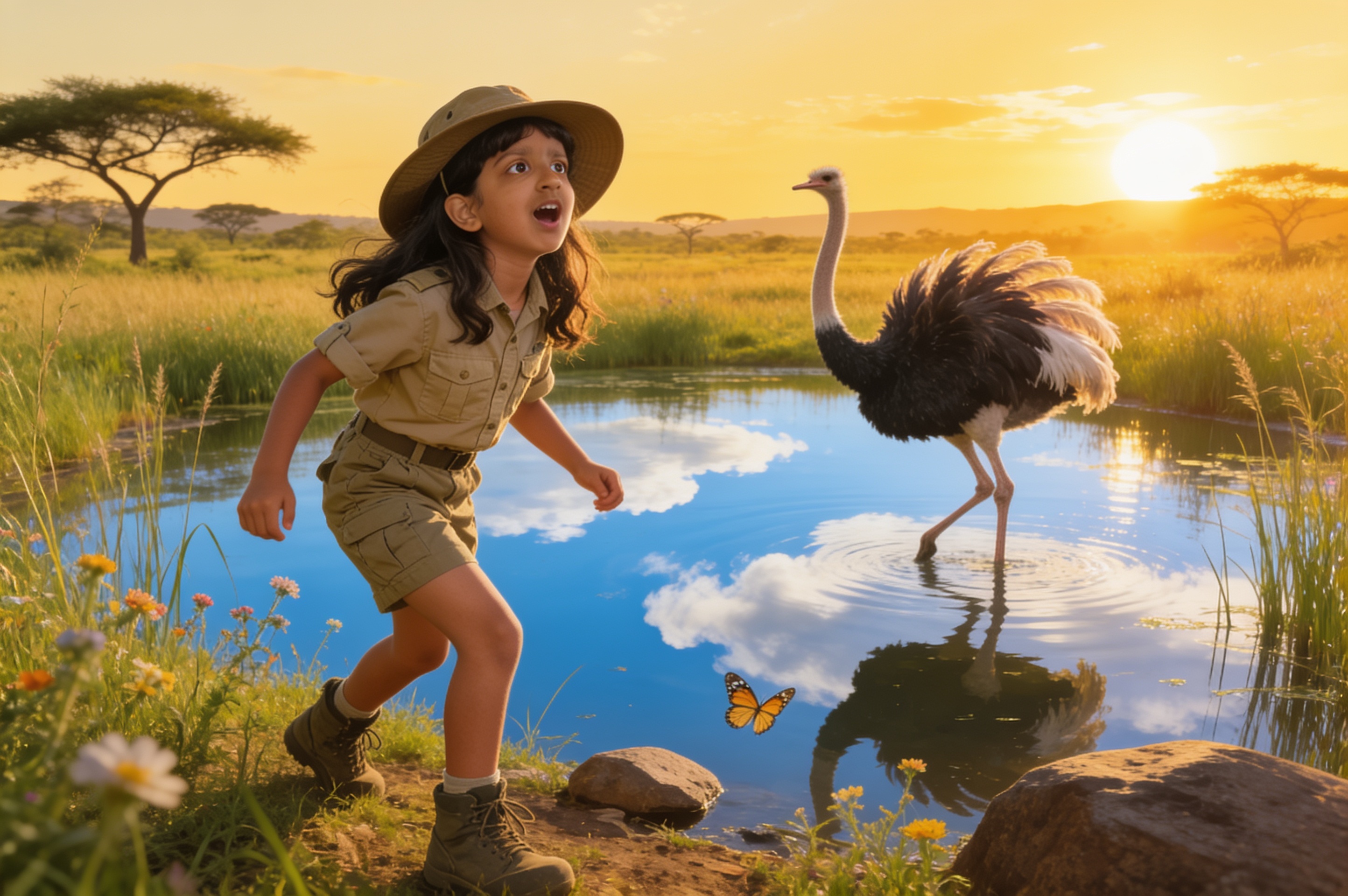 Shreya's Safari of Small Wonders — illustration for page 2