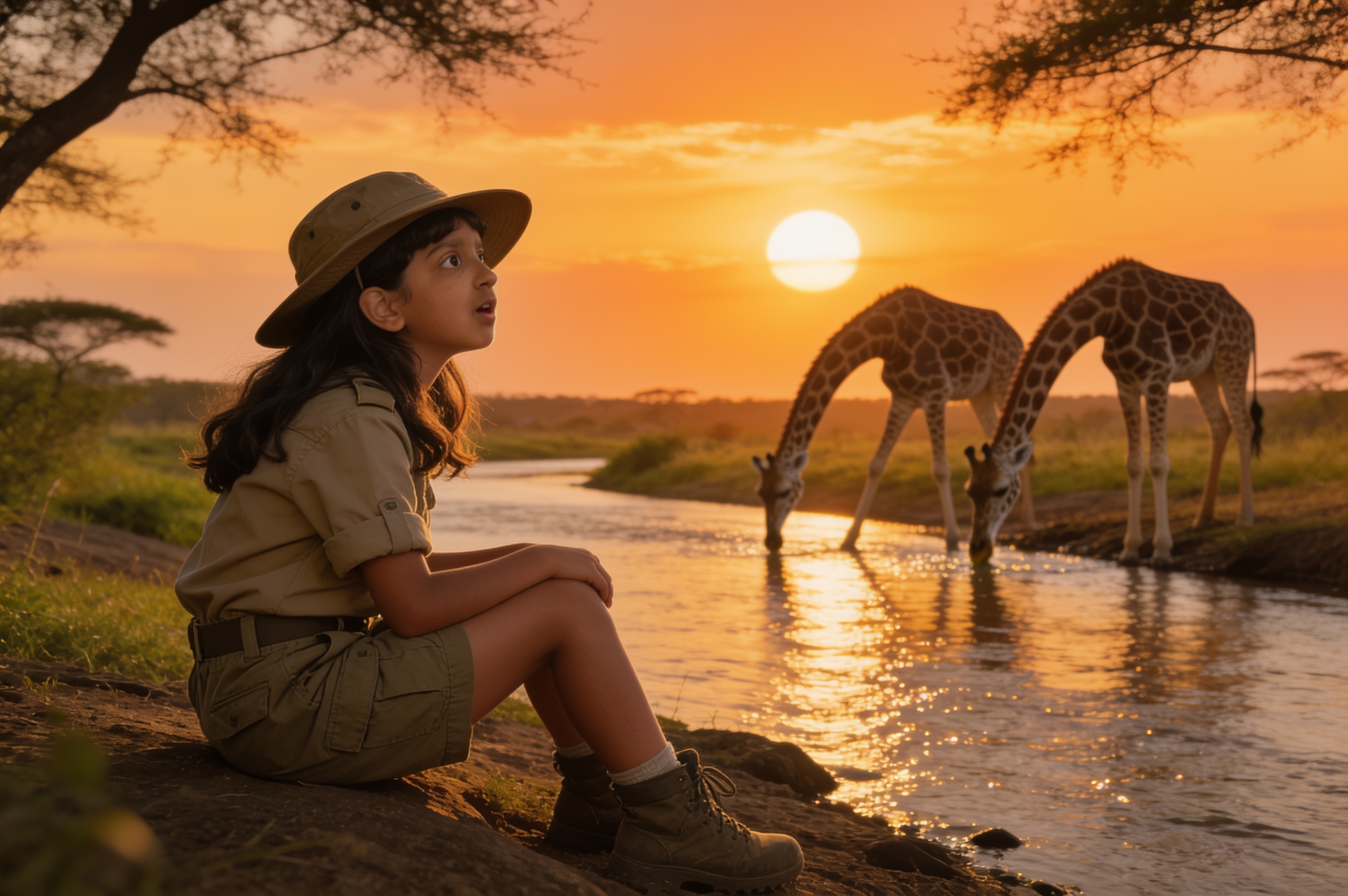 Shreya's Safari of Small Wonders — illustration for page 7