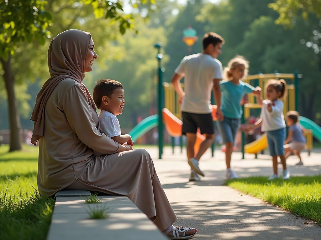 A mapped itinerary showing different types of stops—a museum, a park, a quirky diner—catering to different family members.