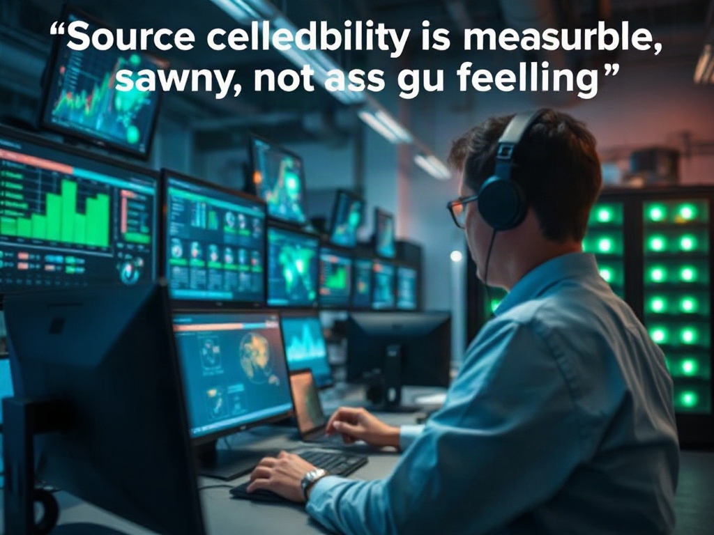 Illustration of measuring source credibility in personal cybersecurity decisions