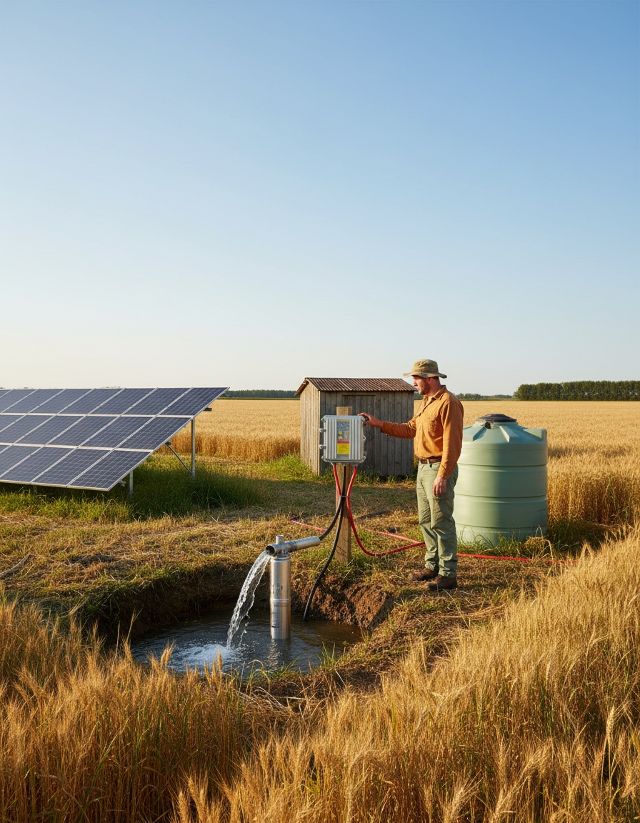 Avances en bombeo solar: nueva bomba sumergible centrífuga de 500W para pozos medianos