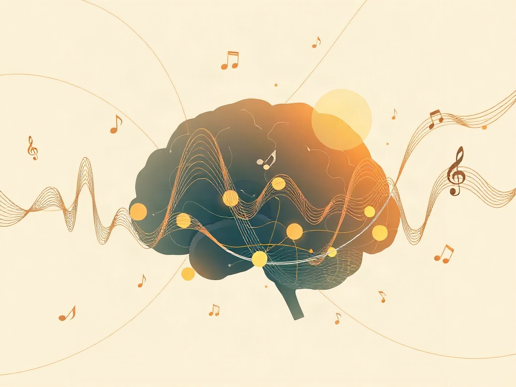 Image for Music's Acoustic Structure Reshapes Stress-Regulation Brain Networks in Real Time