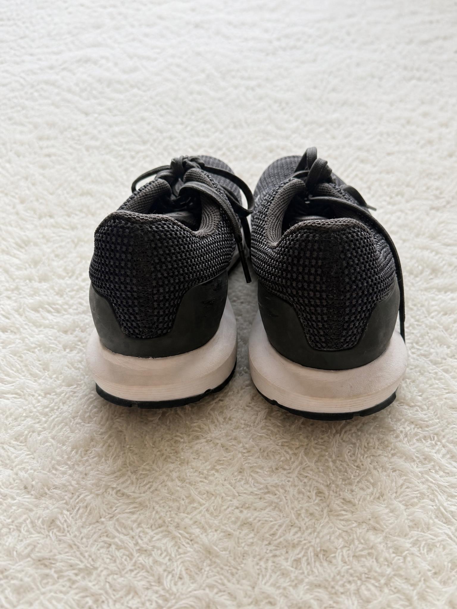 Black Knit Mesh Trainers with Chunky White Sole – Very Good