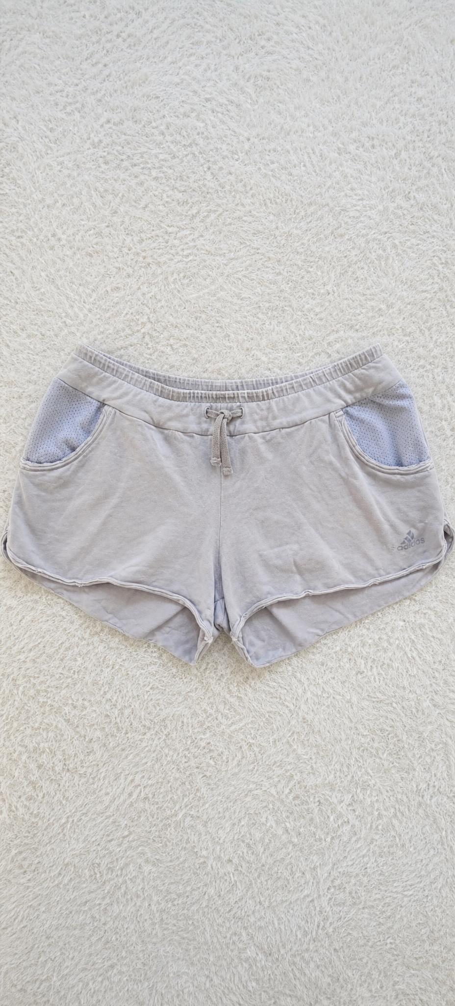 adidas Light Grey Running Shorts with Mesh Lining