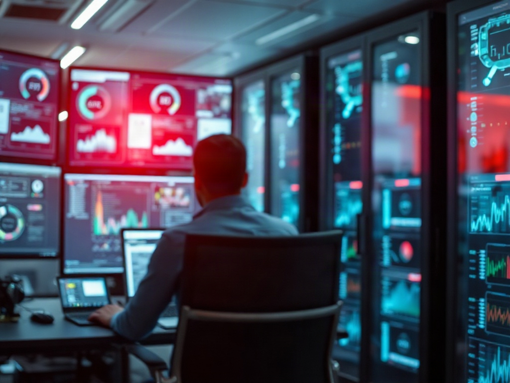 AI-powered risk detection illustration highlighting essential AI tools for 2026 cybersecurity.