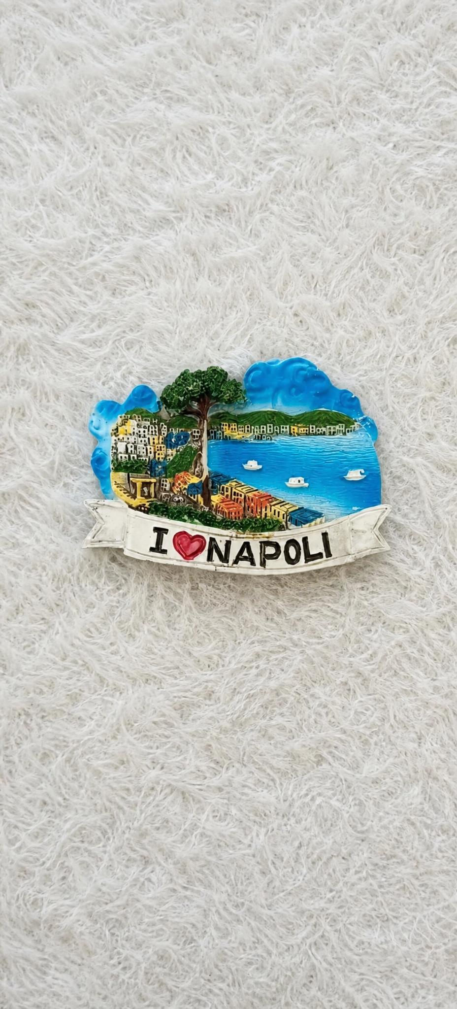 I Love Napoli 3D Souvenir Fridge Magnet - Very Good