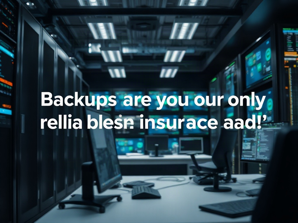 Illustration of secure digital backups emphasizing isolated, recent copies for personal cybersecurity protection