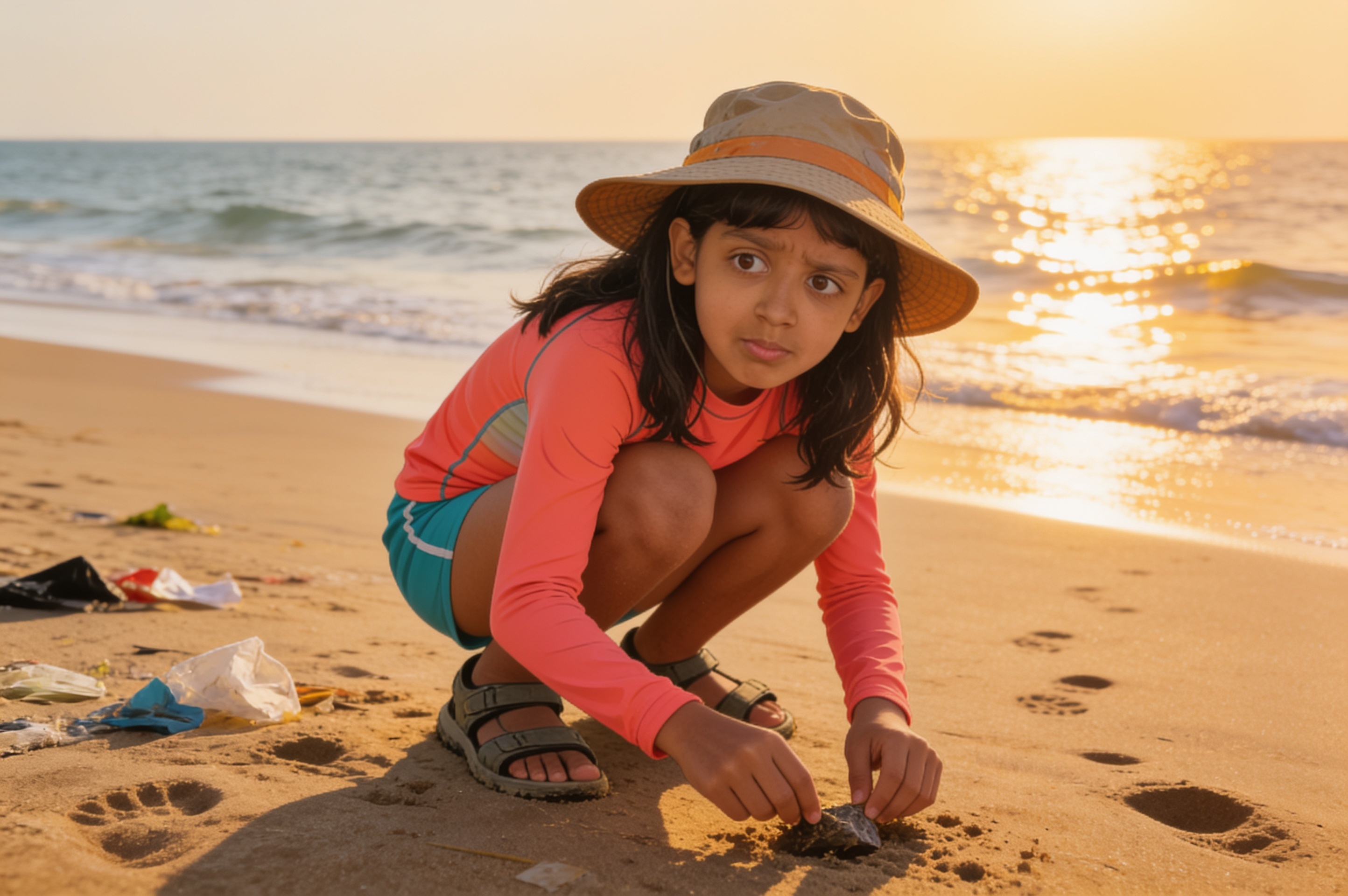 Shreya's Great Juhu Beach Count — illustration for page 4