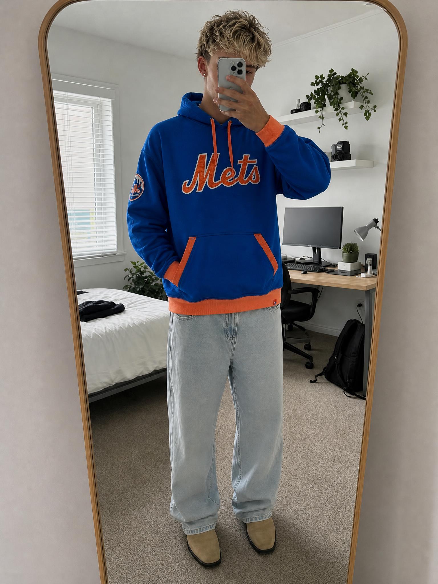 New Era New York Mets Blue MLB Pullover Hoodie