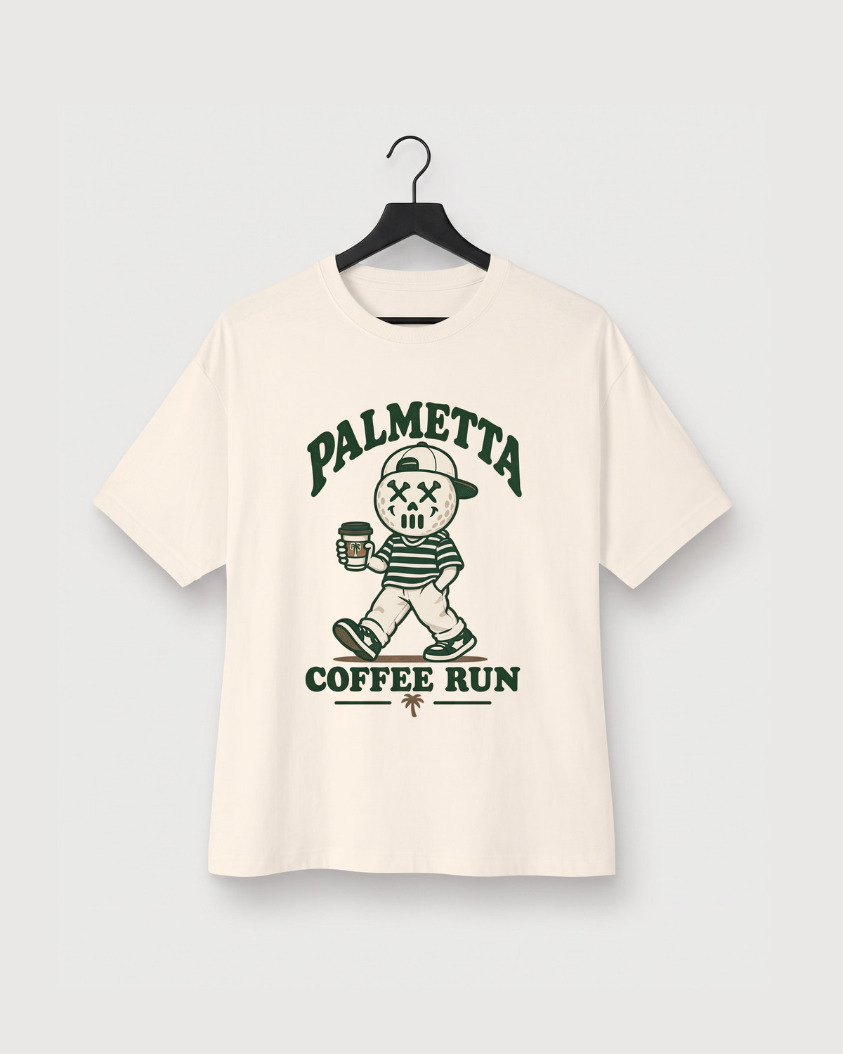 Coffee Run Tee, Natural