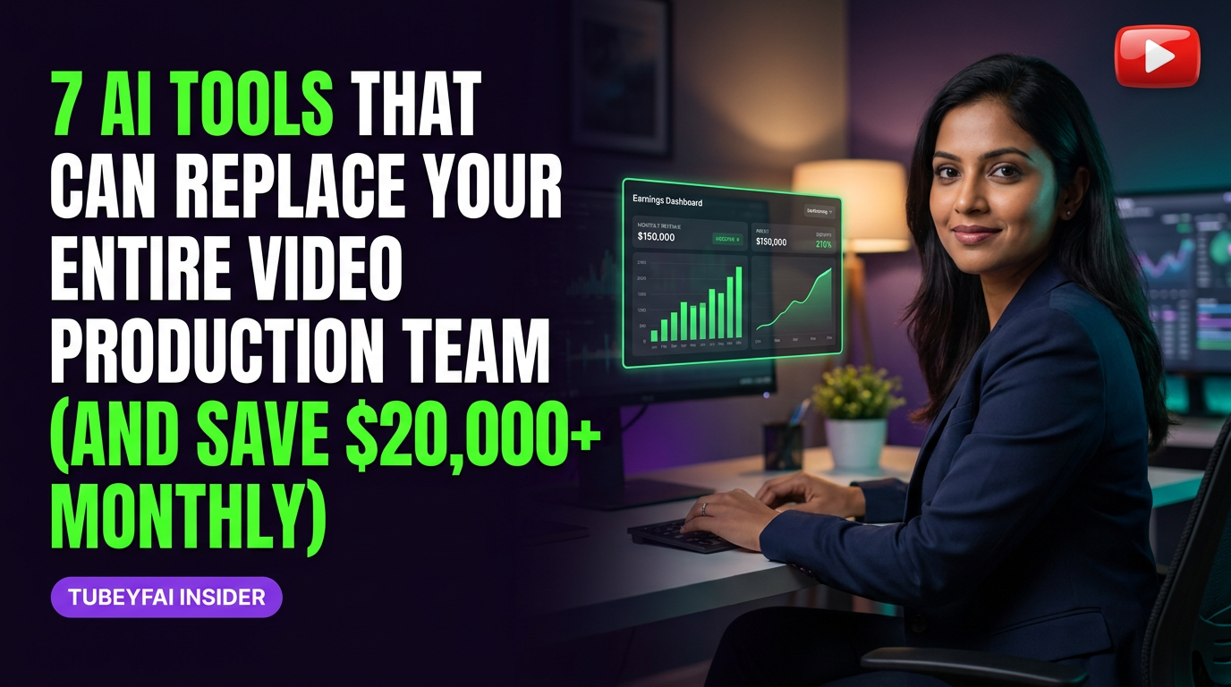 7 AI Tools That Can Replace Your Entire Video Production Team (And Save $20,000+ Monthly)