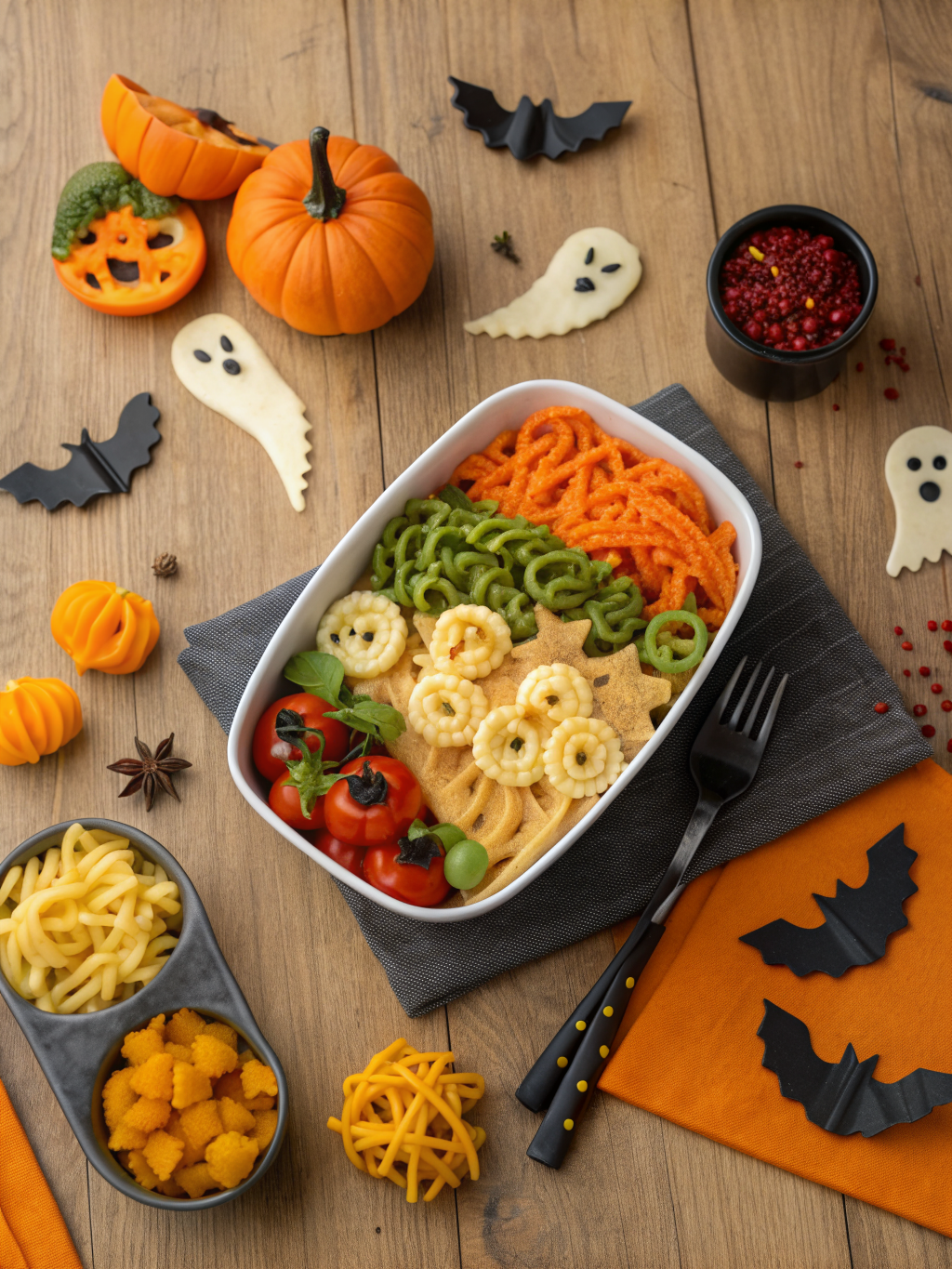 Halloween pasta ideas ingredients