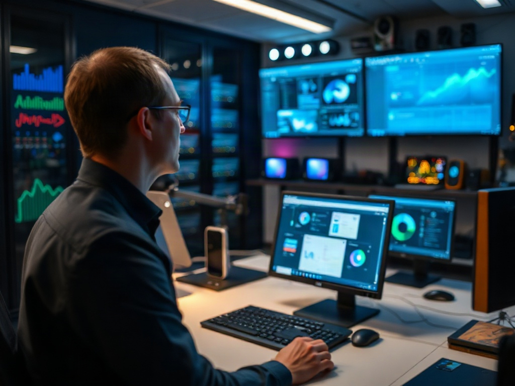 Illustration of small business owners concerned about AI tools and data privacy risks in 2026