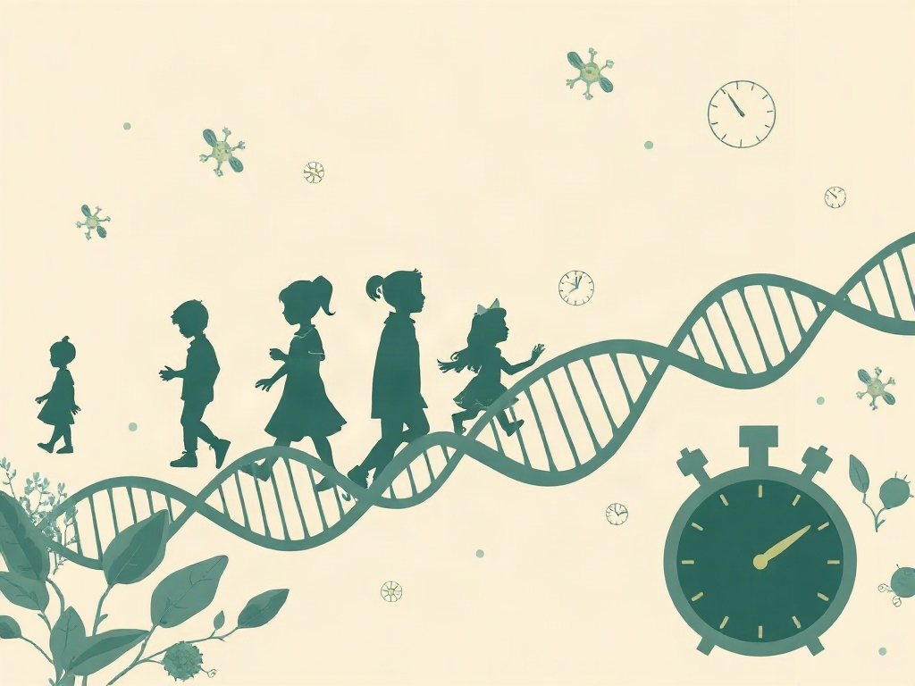 Image for Adolescent BMI Causally Accelerates Epigenetic Aging Into Middle Adulthood