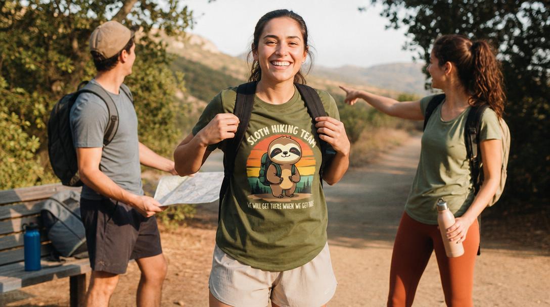 Person hiking on forest trail for beginner weight loss plan
