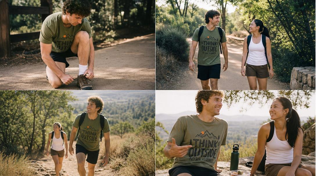 Scenic hiking trail showing gradual progress in weight loss journey