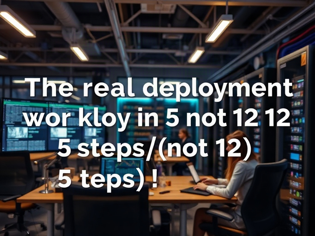 Self-hosting deployment workflow illustrating 5 essential steps for efficient server setup