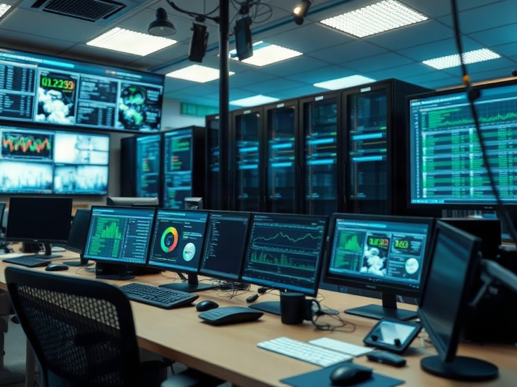 Illustration of AI-powered real-time anomaly detection preventing financial fraud and leakage in banking