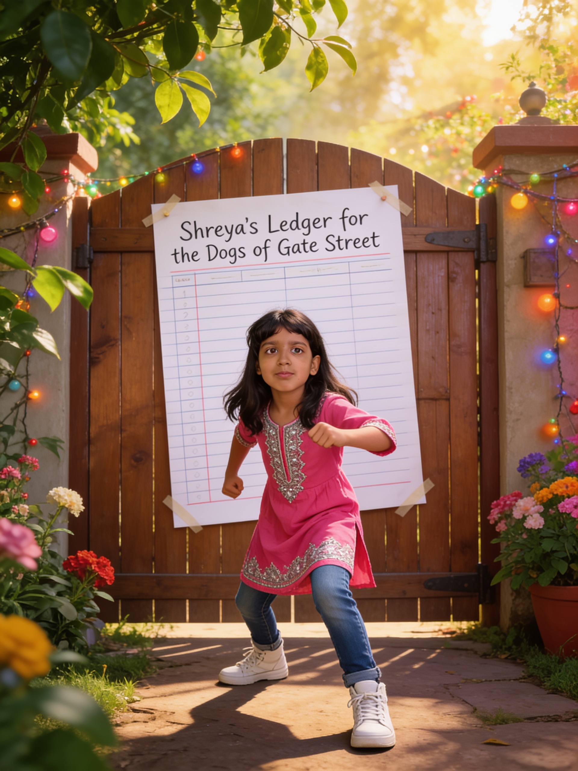 Cover of Shreya's Ledger for the Dogs of Gate Street