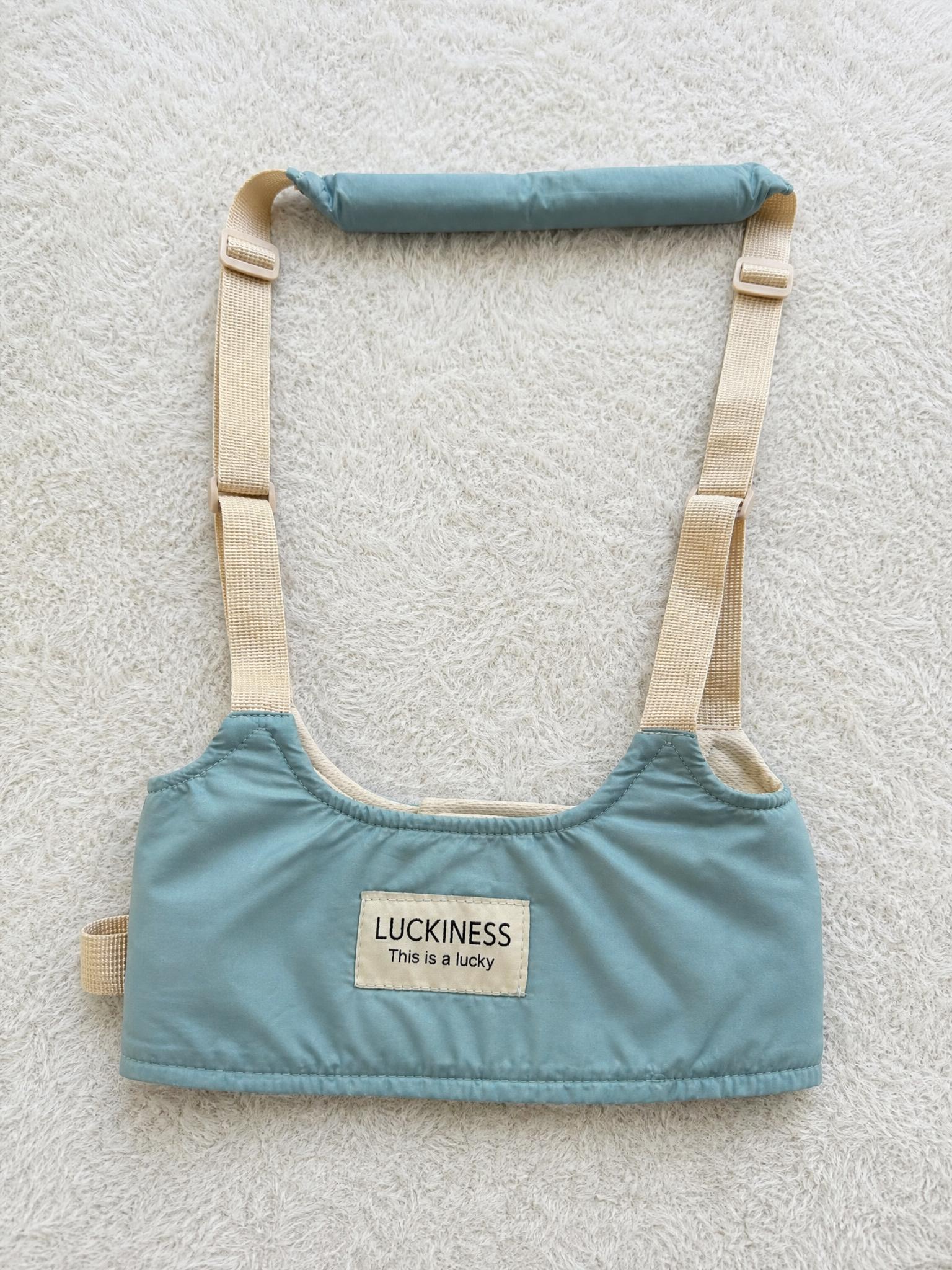 Luckiness Aqua Mini Backpack with Cream Straps