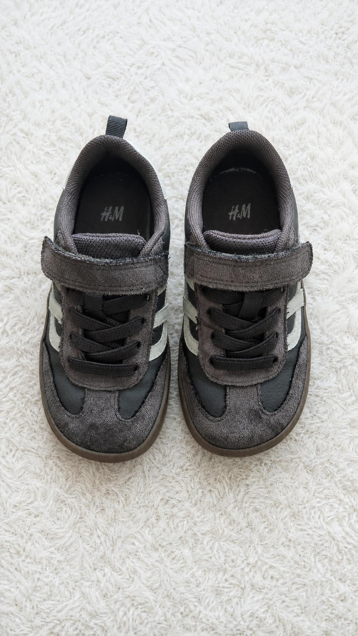 H&M Kids High-Top Trainers Brown Velcro Strap