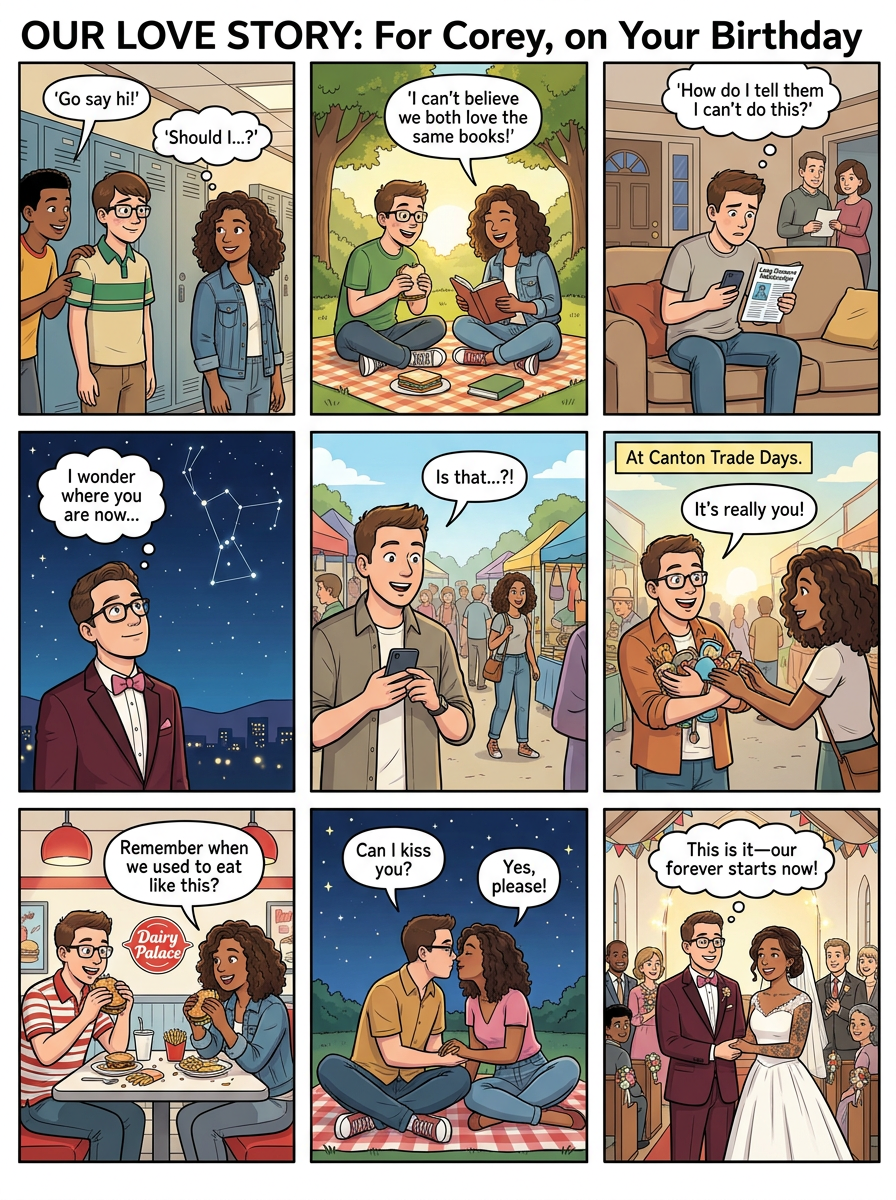 Comic story board