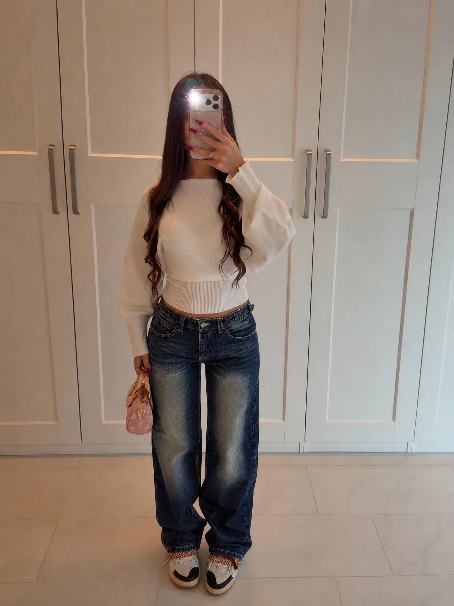 Faded Black Carpenter Jeans Wide Leg Utility Denim