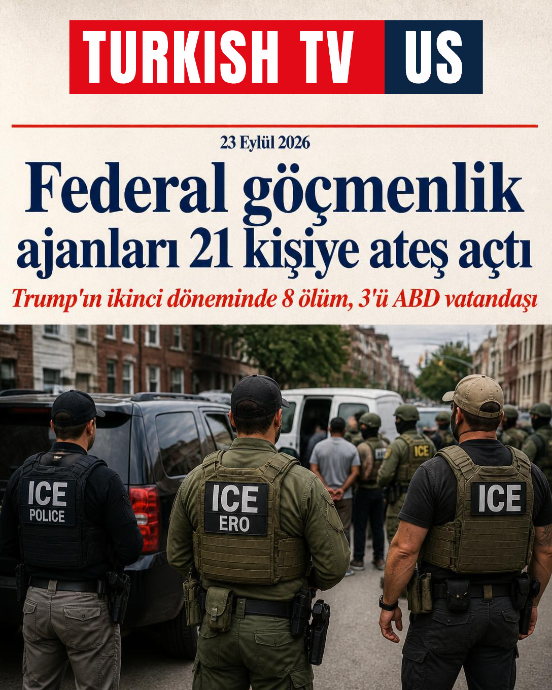 Federal göçmenlik ajanları 21 kişiye ateş açtı