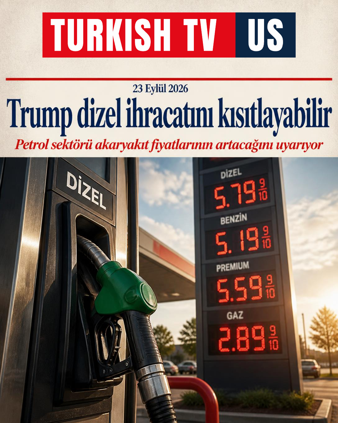 Trump dizel ihracatını kısıtlayabilir