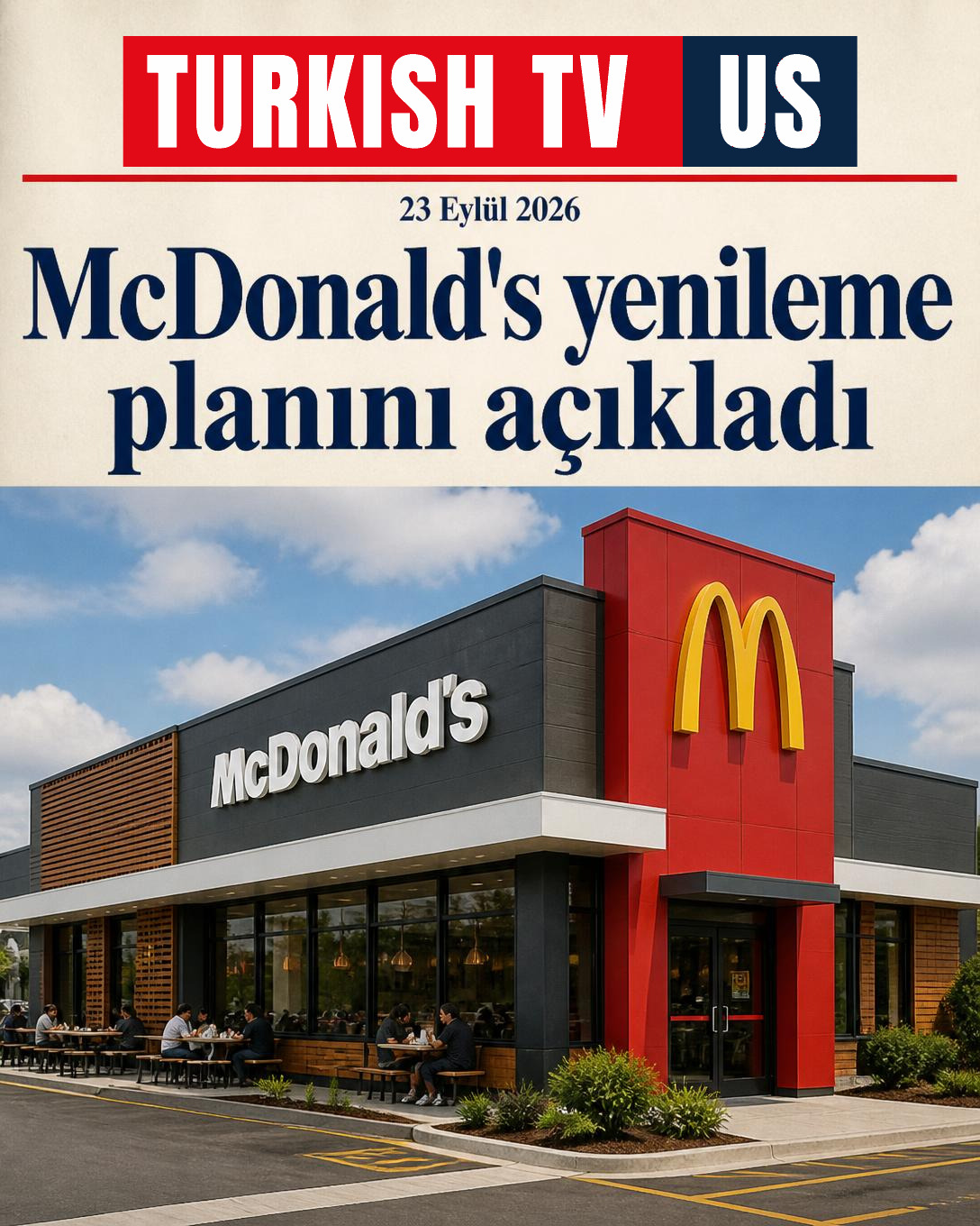 McDonald's yenileme planını açıkladı
