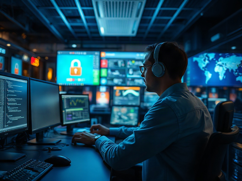 Illustration of privacy-focused browser extensions combating online surveillance in personal cybersecurity.