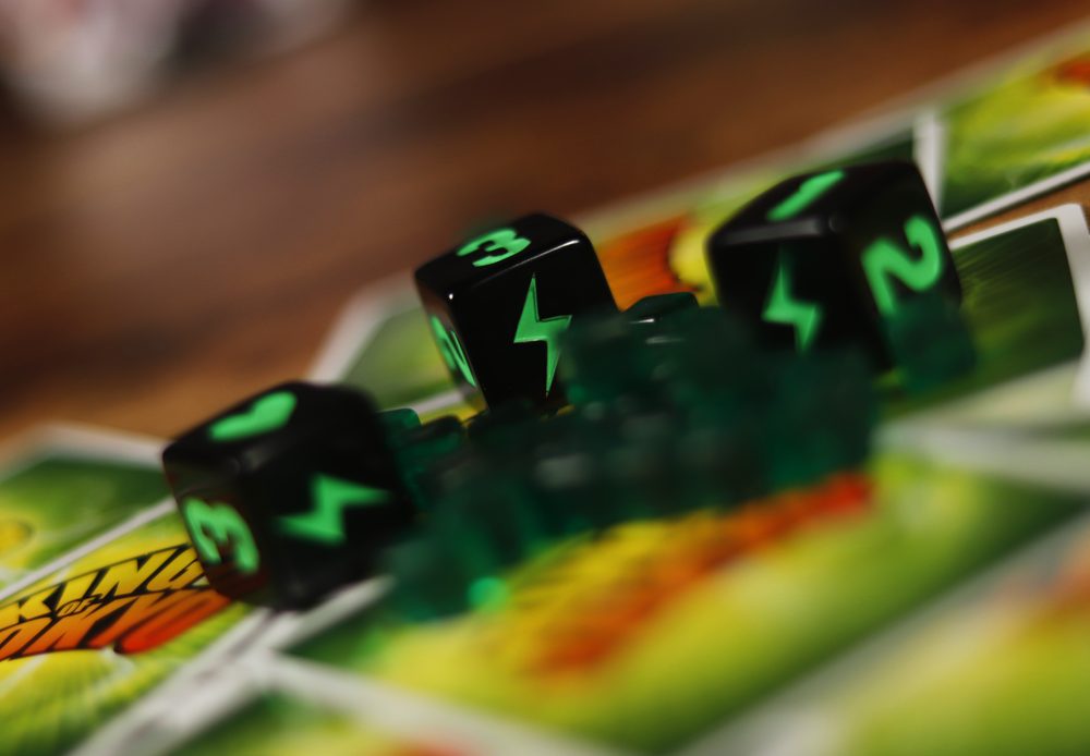 The black dice of King of Tokyo