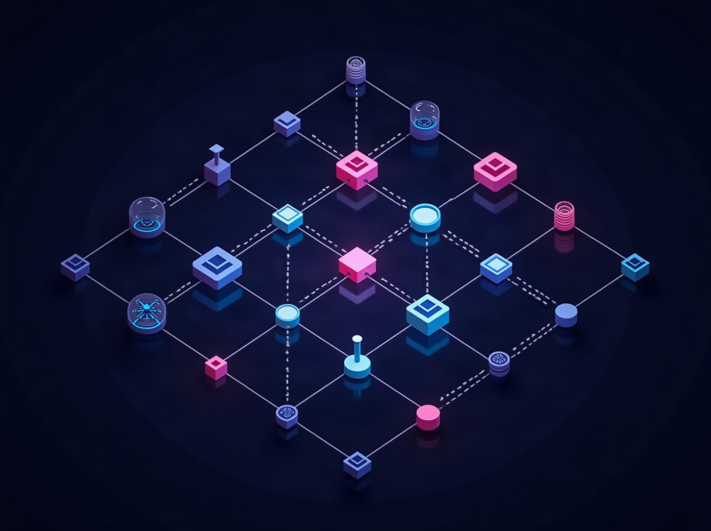 Abstract graph of data objects annotated with ownership, freshness, lineage and write-back markers