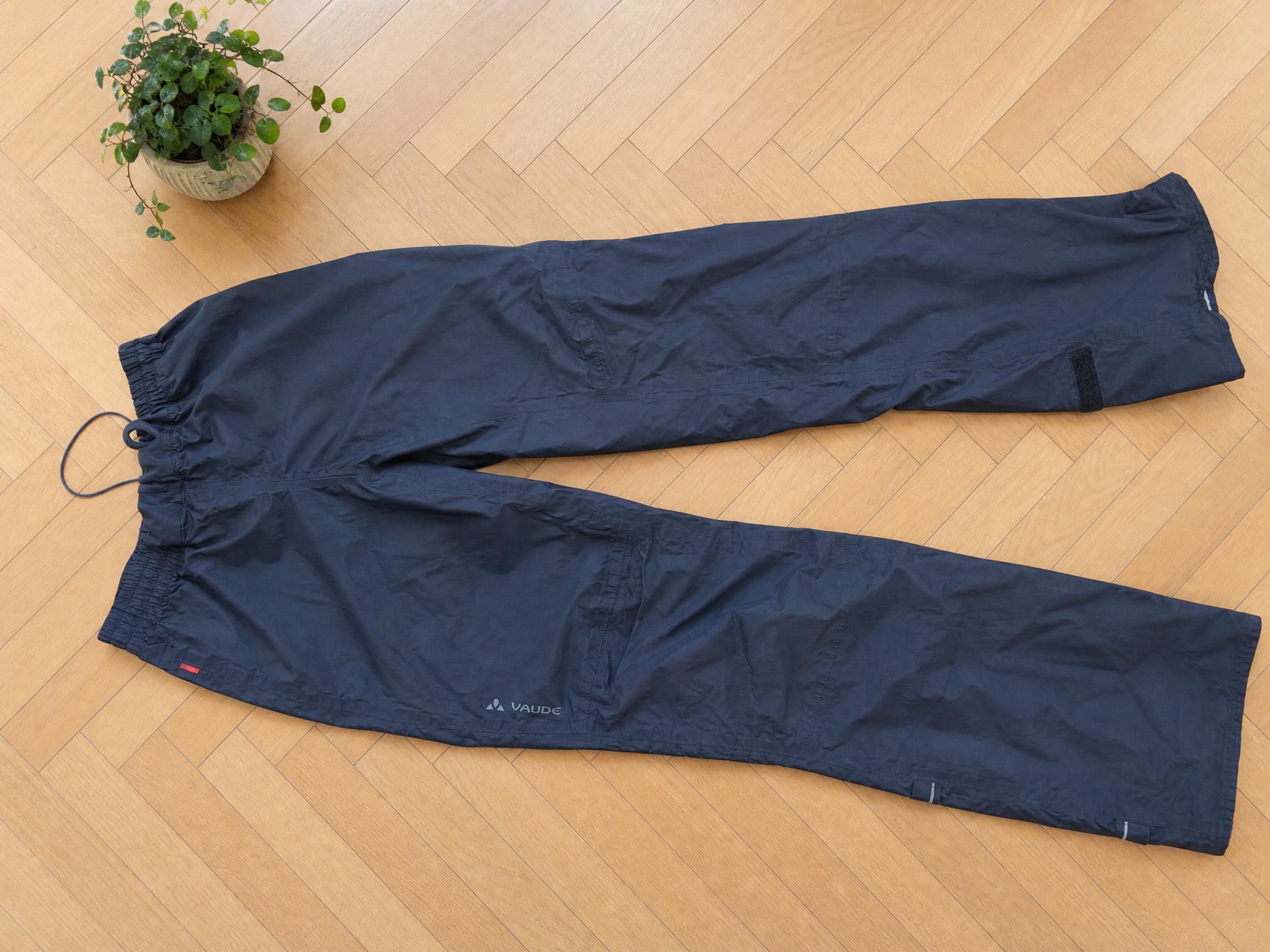 VAUDE Navy Waterproof Outdoor Overtrousers Shell Pants