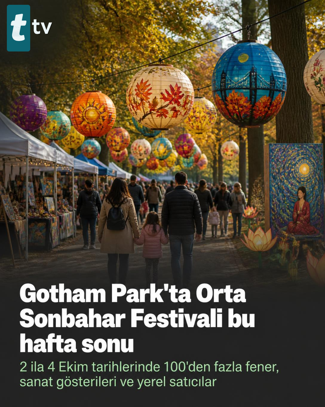 Gotham Park'ta Orta Sonbahar Festivali bu hafta sonu