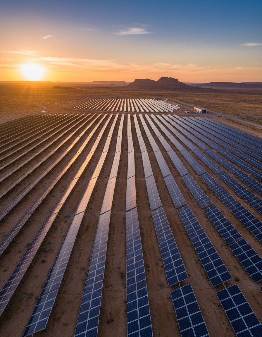 El Quemado: El parque solar más grande de Argentina con 305 MW en Mendoza