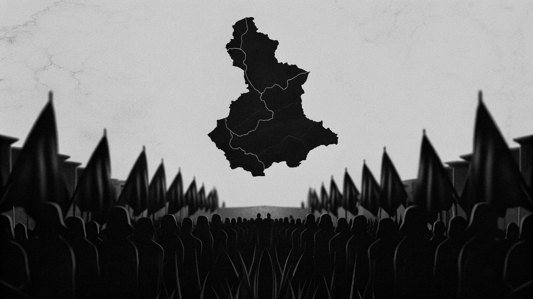 Illustration abstraite d’un scrutin régional allemand dans une atmosphère politique tendue