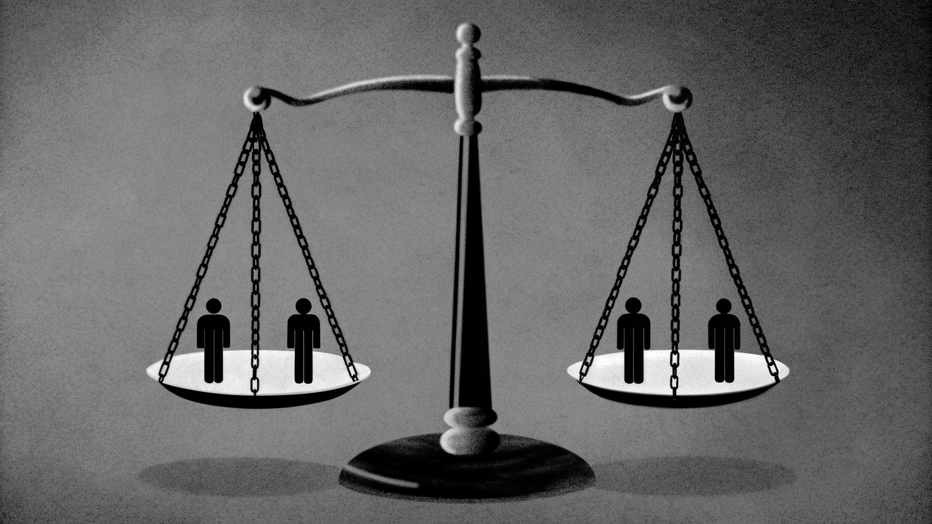 Illustration abstraite d’un équilibre institutionnel fragilisé par une réforme sécuritaire au Chili