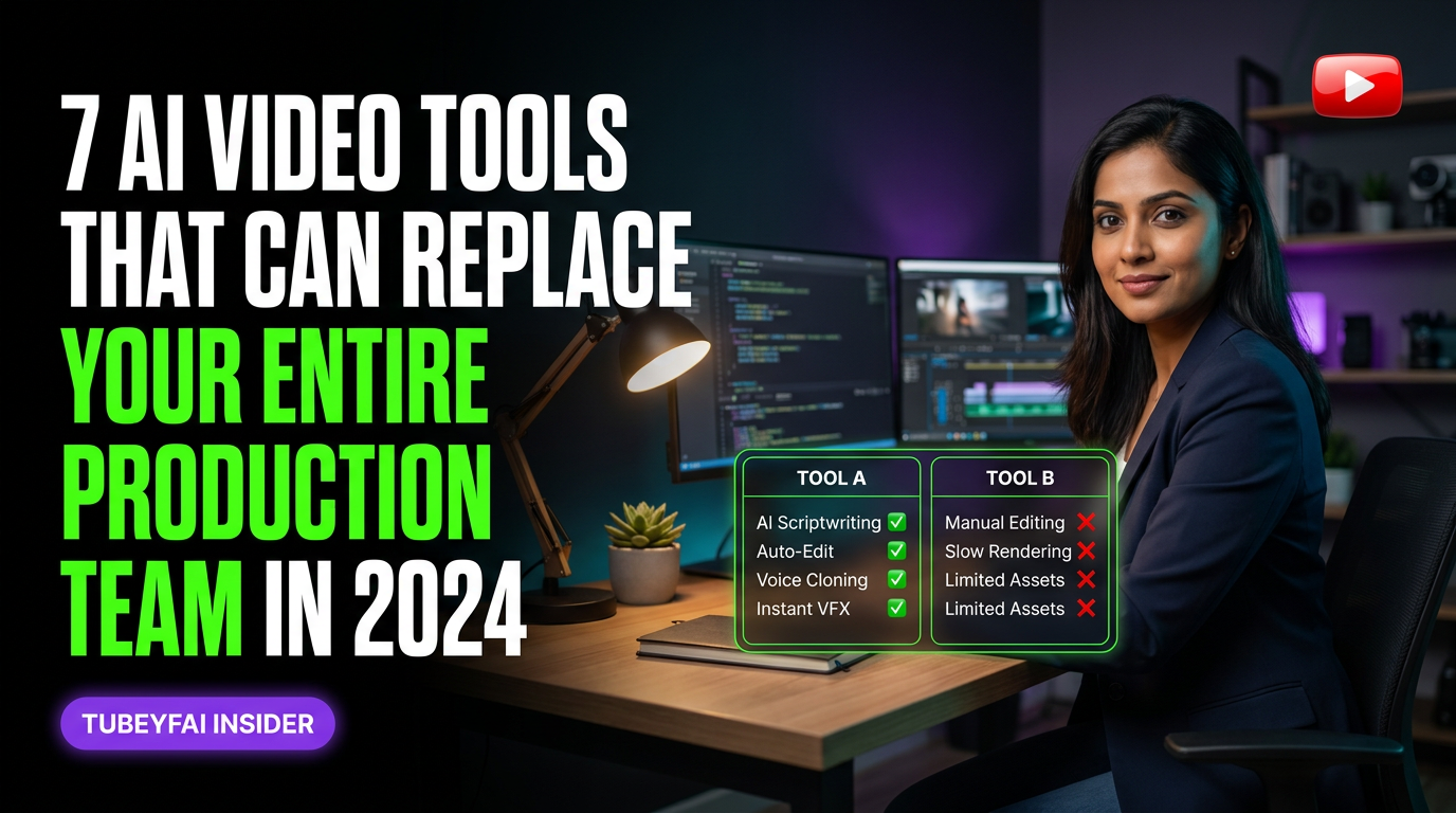 7 AI Video Tools That Can Replace Your Entire Production Team in 2024