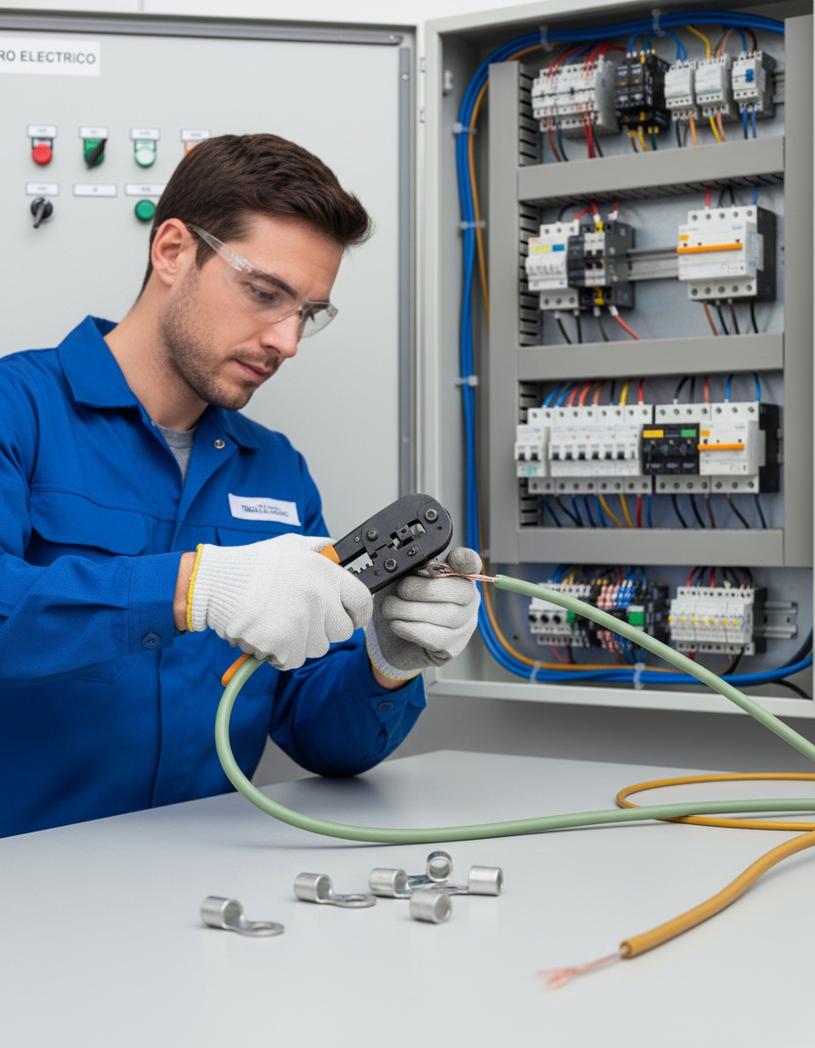 Nuevos terminales tipo ojal de 5/16 para cables de 25 mm²: innovaciones en conexiones eléctricas
